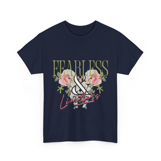 Heavy Cotton Tee - Fearless & Limitless