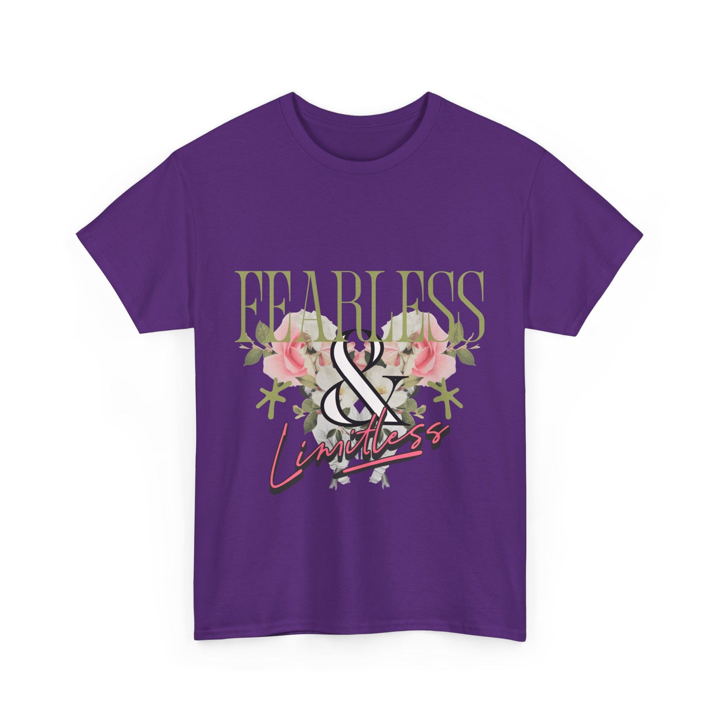 Heavy Cotton Tee - Fearless & Limitless