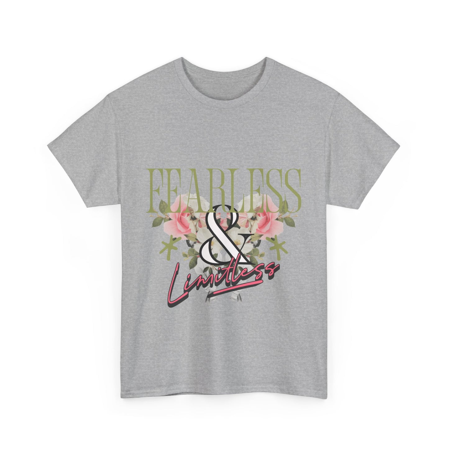 Heavy Cotton Tee - Fearless & Limitless