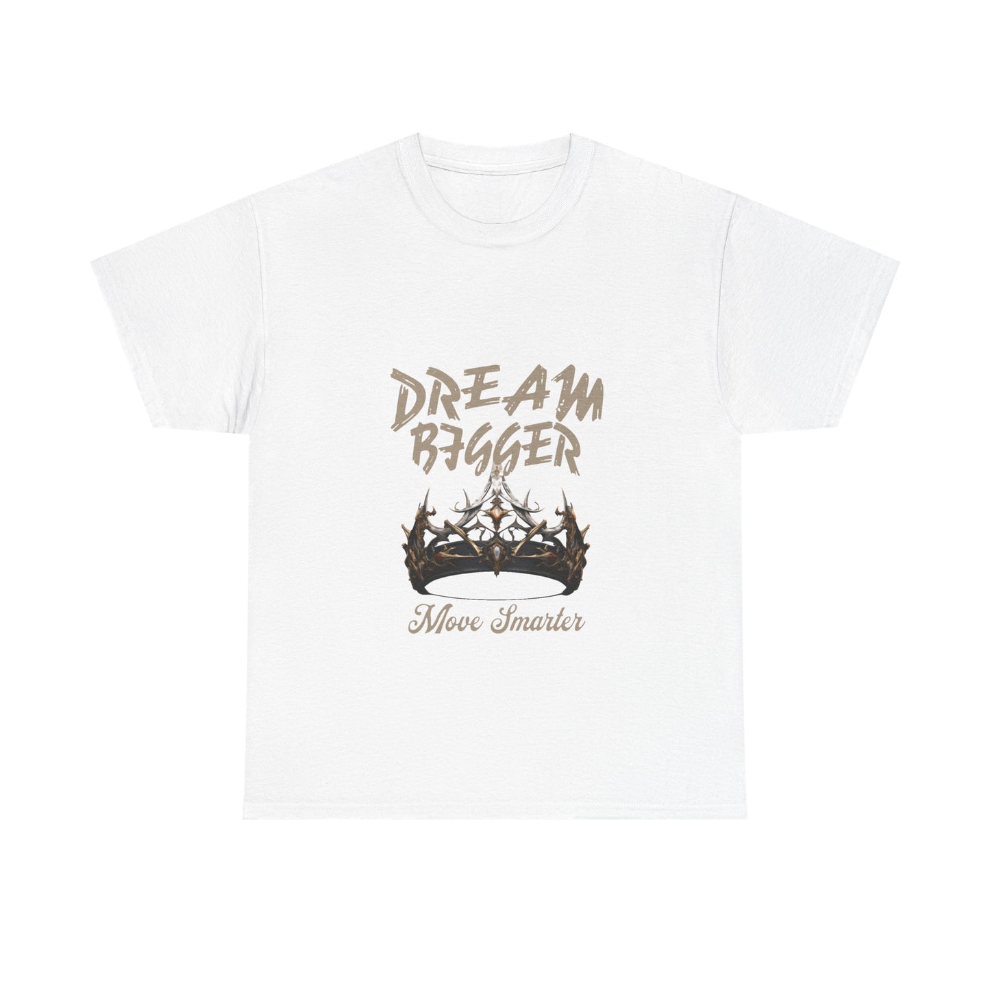 Unisex Heavy Cotton Tee - Dream Bigger, Move Smarter