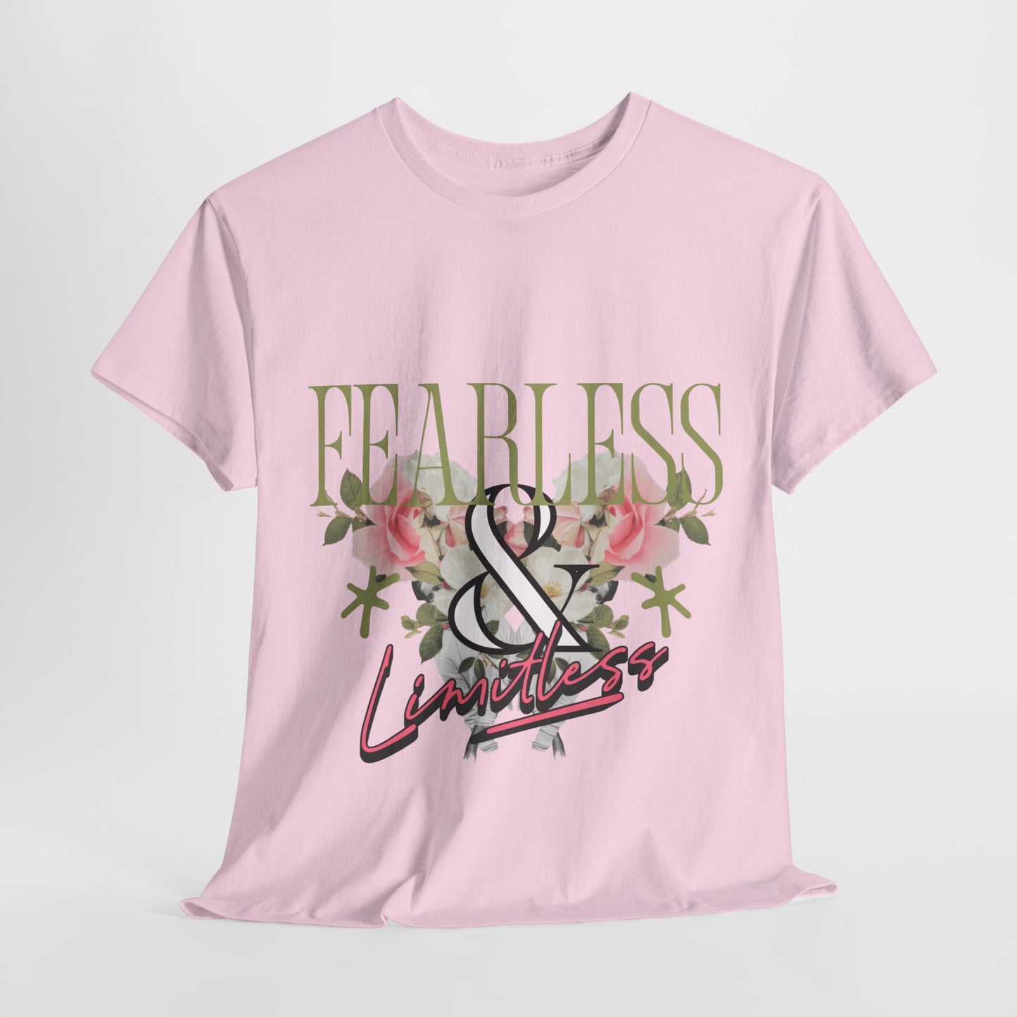 Heavy Cotton Tee - Fearless & Limitless