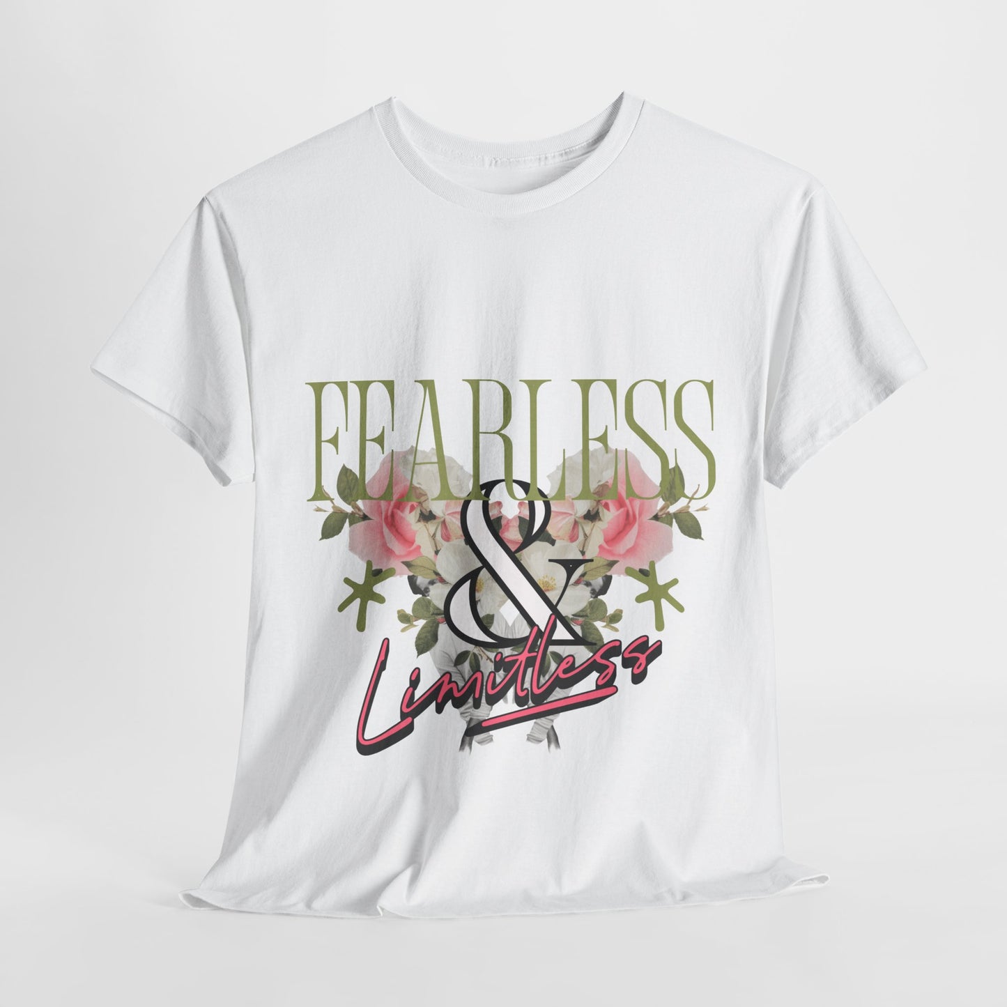 Heavy Cotton Tee - Fearless & Limitless