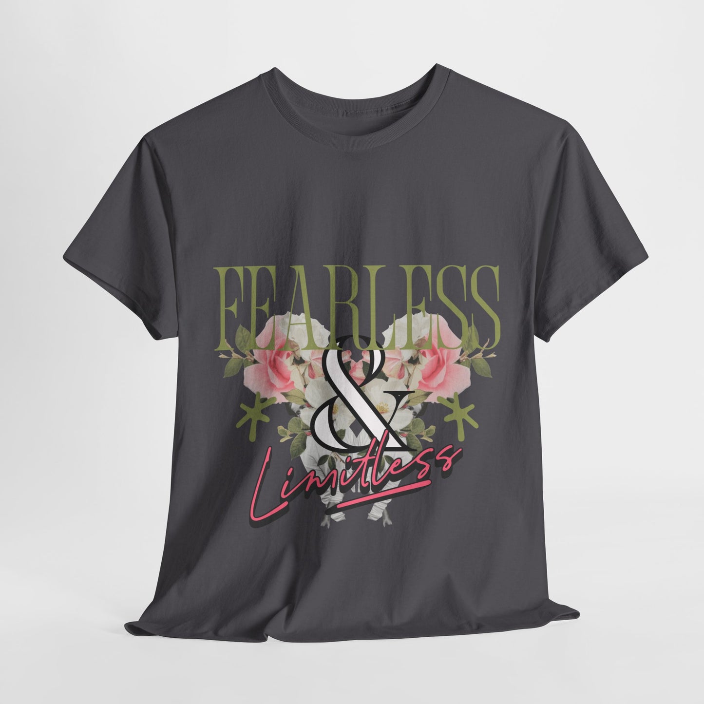 Heavy Cotton Tee - Fearless & Limitless