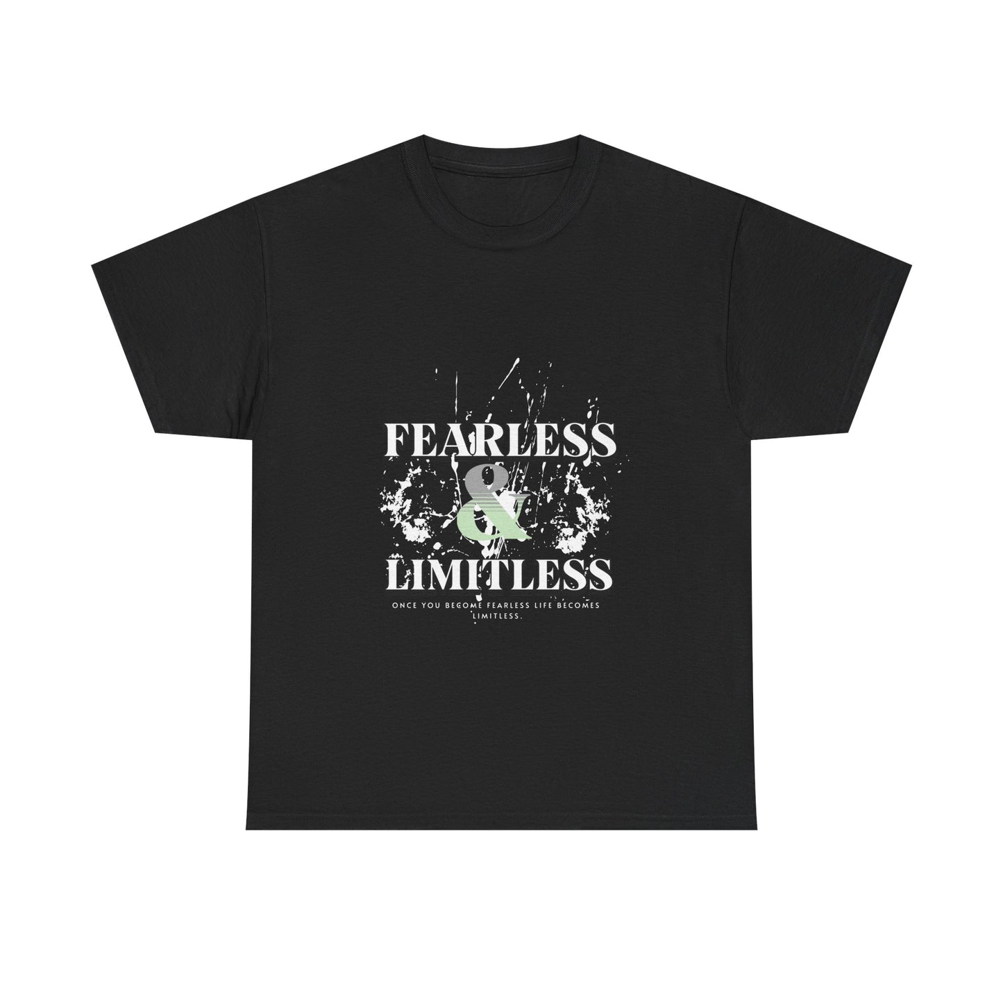 Unisex Heavy Cotton Tee - Fearless & Limitless