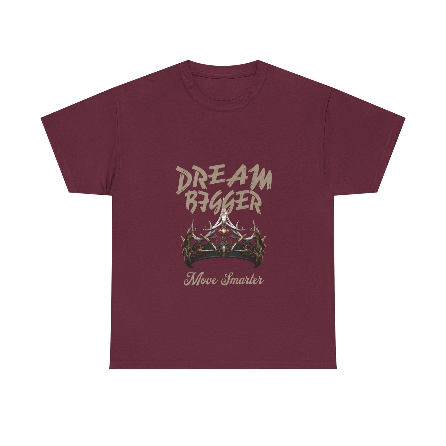 Unisex Heavy Cotton Tee - Dream Bigger, Move Smarter