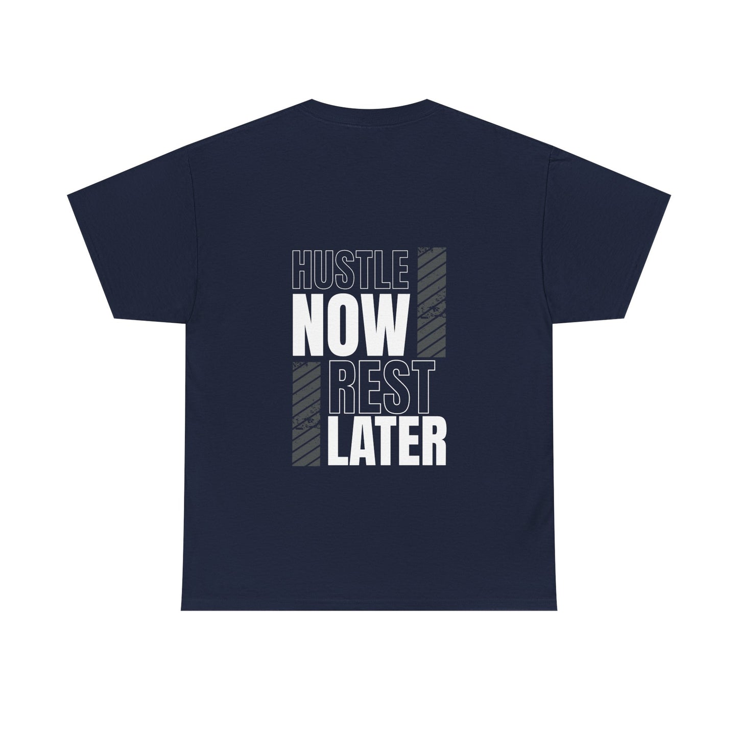 Unisex Heavy Cotton Tee - Hustle Now, Rest Later