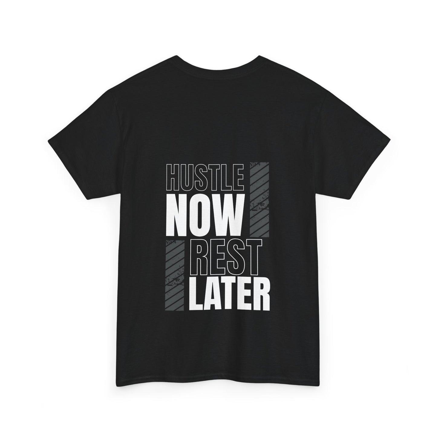 Unisex Heavy Cotton Tee - Hustle Now, Rest Later