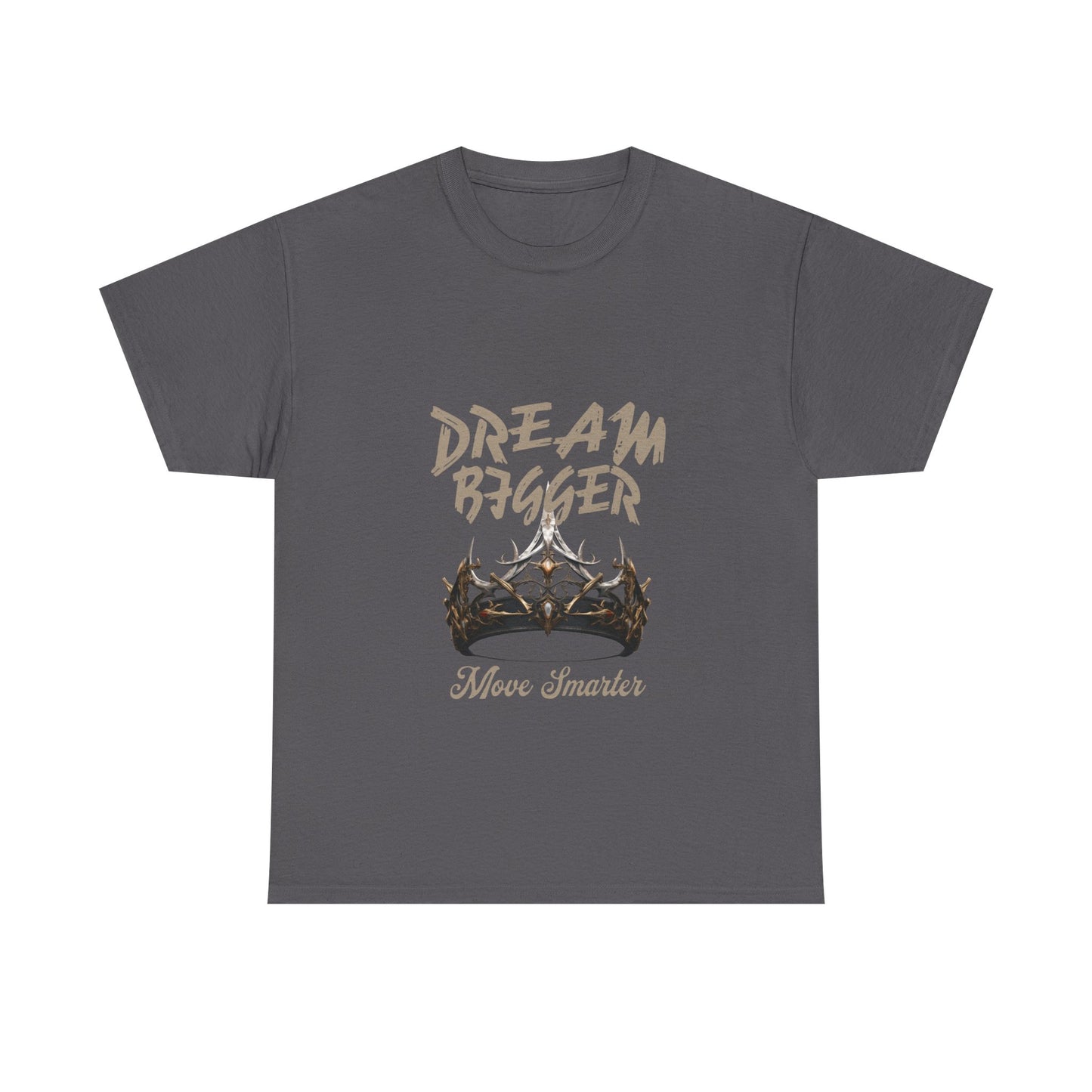 Unisex Heavy Cotton Tee - Dream Bigger, Move Smarter