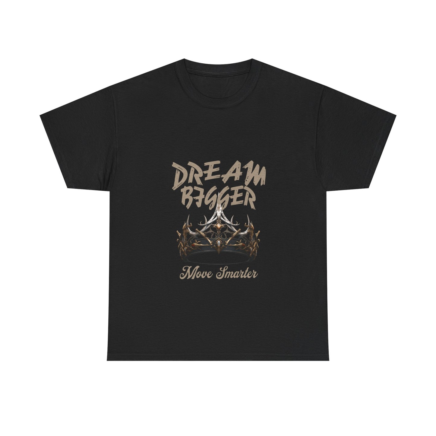 Unisex Heavy Cotton Tee - Dream Bigger, Move Smarter