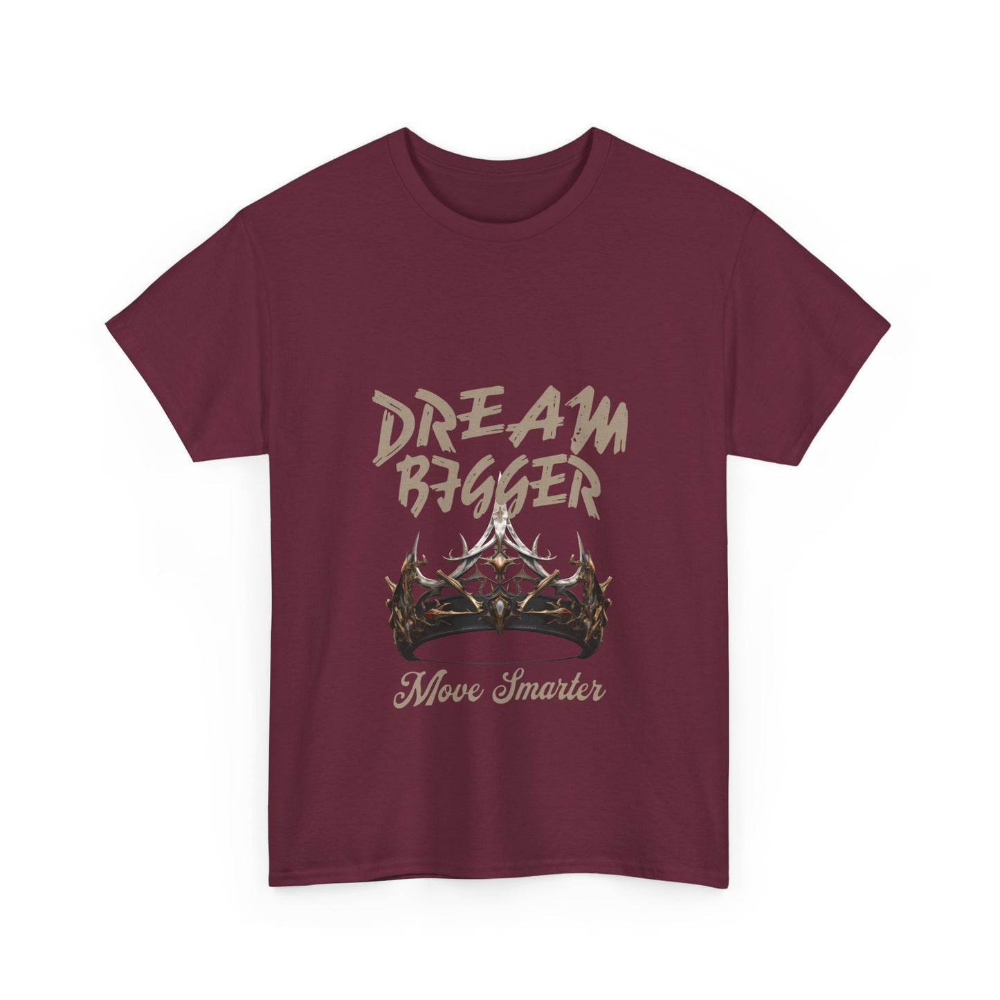 Unisex Heavy Cotton Tee - Dream Bigger, Move Smarter