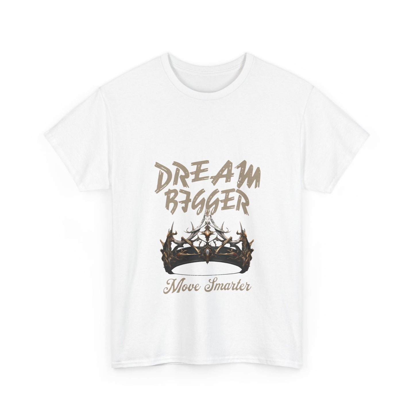 Unisex Heavy Cotton Tee - Dream Bigger, Move Smarter